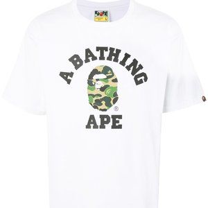 A Bathing Ape Logo Print Tee